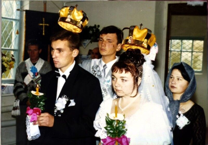 17 жовтня 1999 року було таїнство вінчання подружжя Ярослави  та Вадима Гуньків.