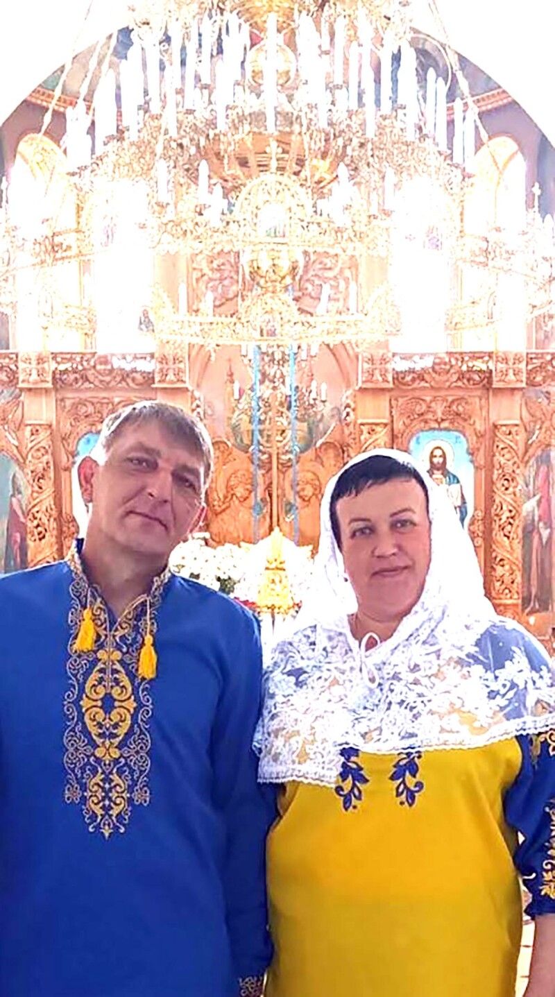 Оля з чоловіком Віктором. Фото з архіву родини СЕВЕРИНІВ.