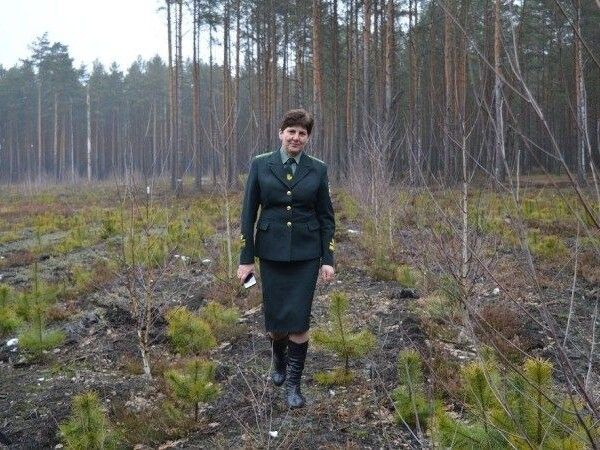Інженер з лісових культур держпідприємства «Городоцьке лісове господарство» Олена Некришевич на «робочому місці».