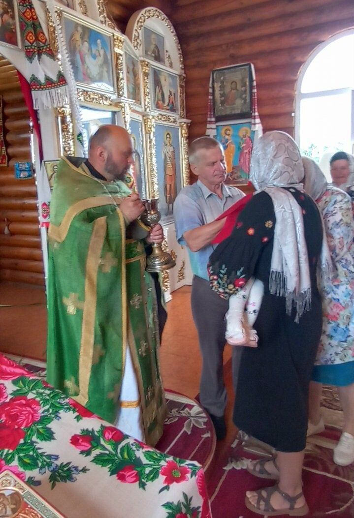 Таїнство причастя.