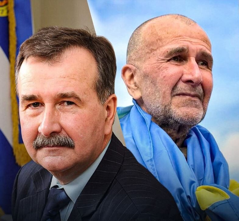 Володимир Миколаєнко до і після полону. Важко повірити, що це – одна й та ж людина.