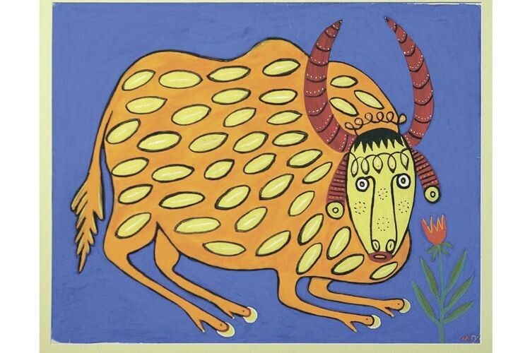 «Українського бика» художниця намалювала 45 років тому.