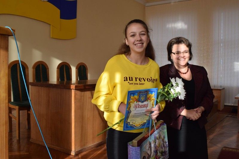 Учениця 7 класу Дарина Сцьольна виборола перше місце