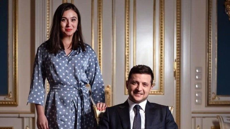 Юлія Мендель та Володимир Зеленський.