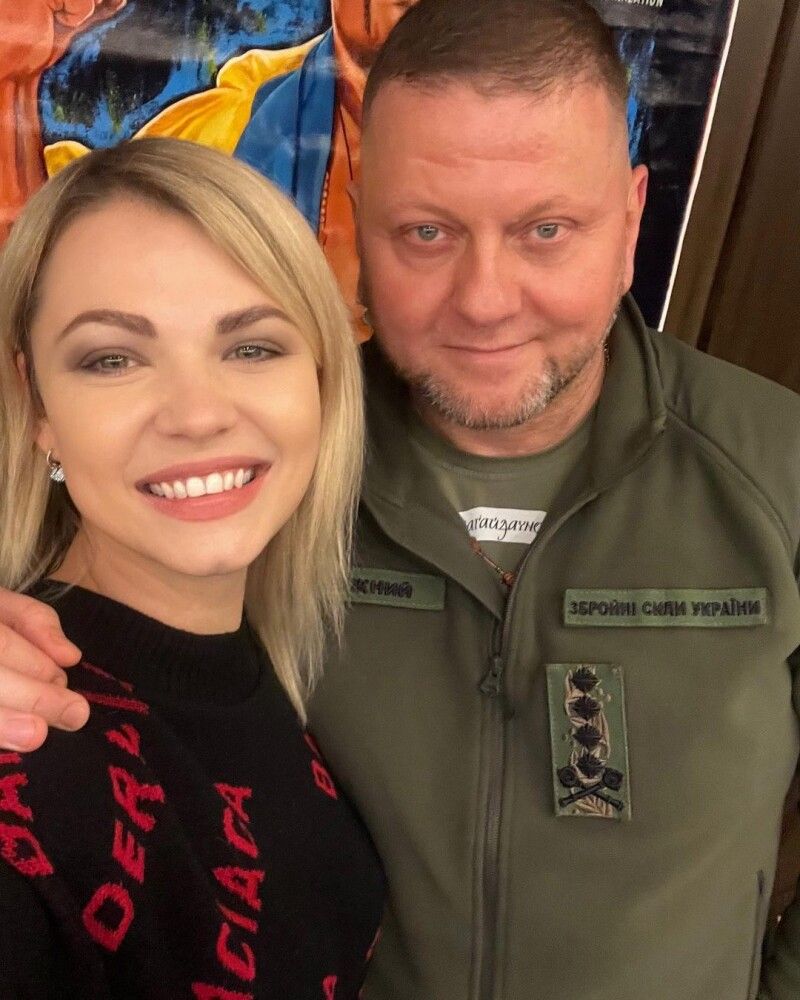 Алла Мартинюк та Валерій Залужний. Фото – instagram.com/allaacter.