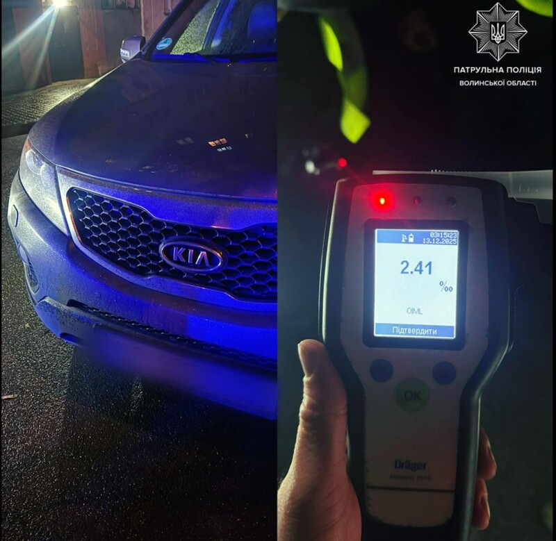Фото: Патрульна поліція Волині.