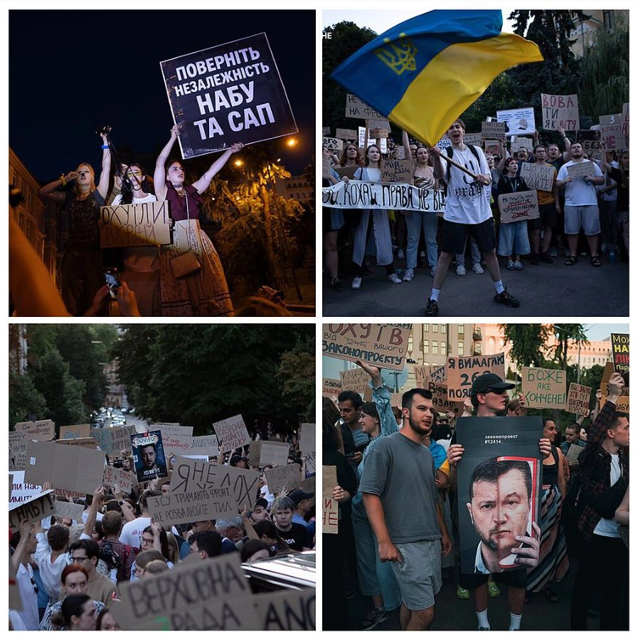Нинішні протестні акції в Україні називають «Картонний майдан», оскільки більшість написів мітингуючих були зроблені на звичайних картонках. 