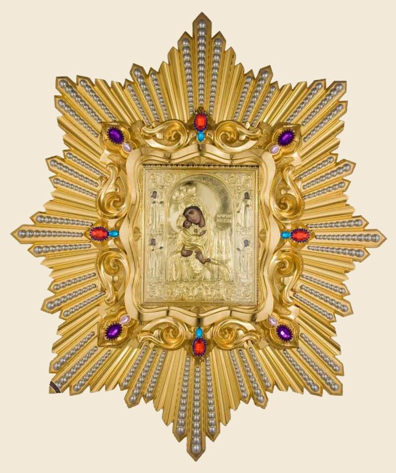 Почаївська ікона Божої Матері (1675). 
