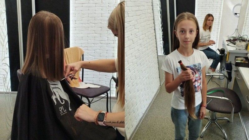 Відстригти 50 сантиметрів коси надихнув сюжет про дівчину, яка заробила гроші на своєму волоссі.