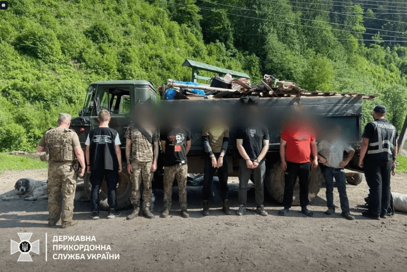Ось у цій вантажівці серед худоби переховувалися ухилянти. 