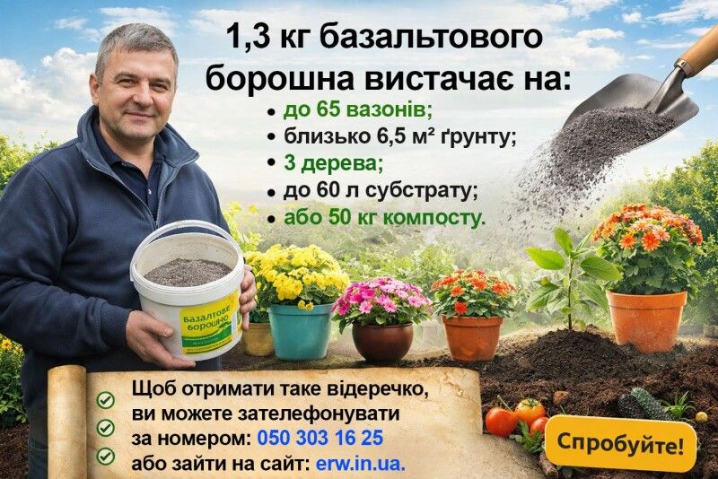 Базальтове борошно утворюється шляхом тонкого помелу (подрібнення) натуральних базальтових гірських порід. Це природний продукт, що не містить хімічних добавок і складається з дрібнодисперсного порошку магматичного походження.