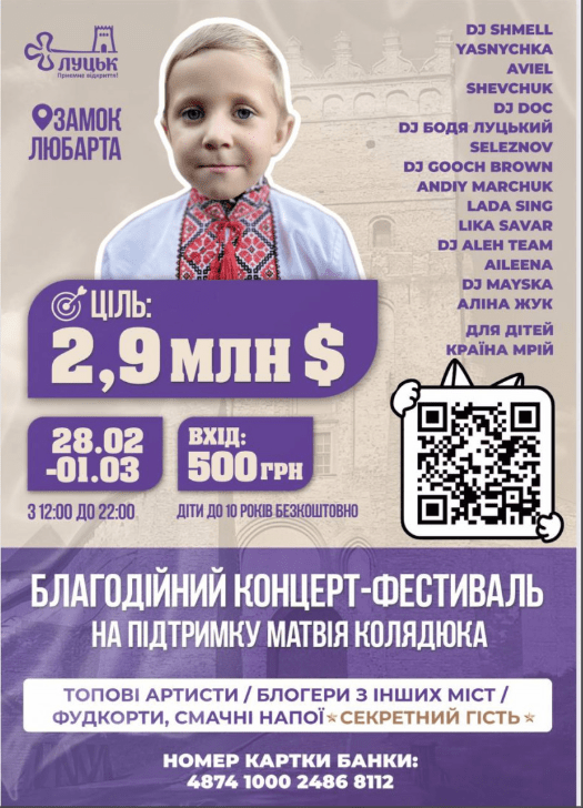 Ваша допомога може врятувати життя дитині! Фото: vsn.ua.