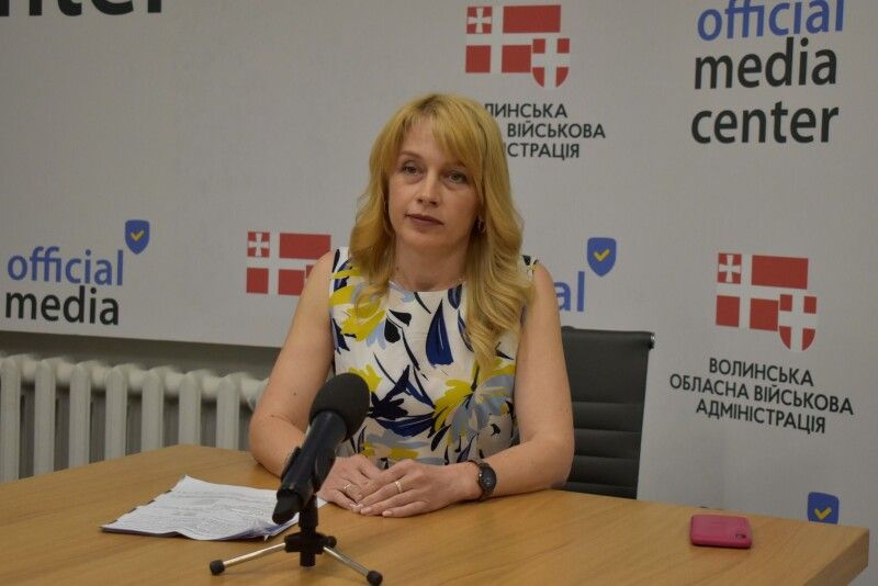 Начальниця Управління освіти і науки Волинської ОВА Наталія Матвіюк. 