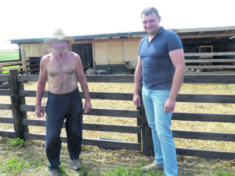 Олександр та Володимир душею відпочивають на фермі.