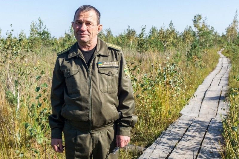 Директор Черемського заповідника Степан Пащук: "Осушили б болота - і зовсім інший був би тут ландшафт" 